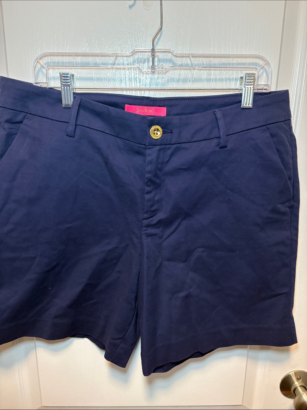 Lilly Pulitzer Navy Tailored Bermuda Shorts